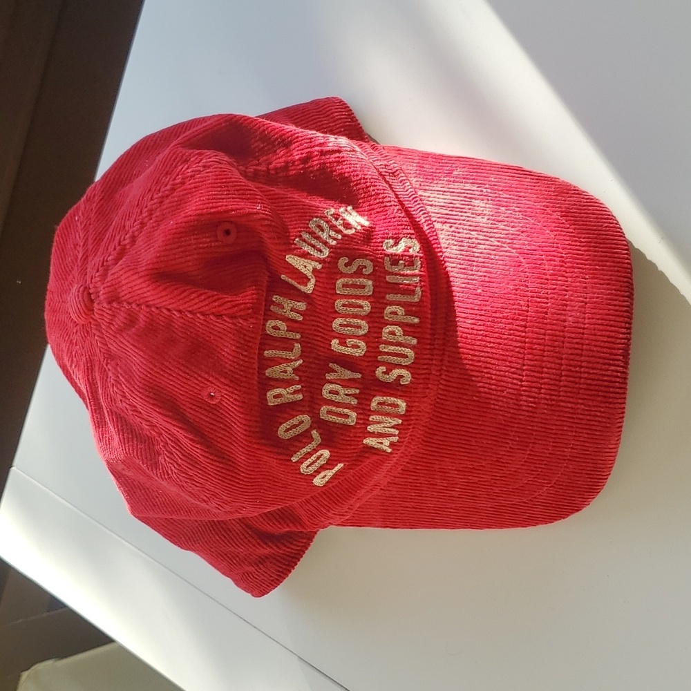 Ralph Lauren Courduroy Cap